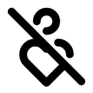 Empathize Off Icon from Tabler Line Set