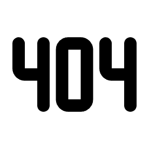 Error 404 Icon from Tabler Line Set