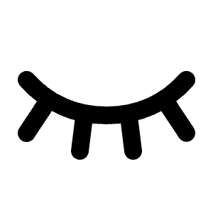 Eye Closed Icon from Tabler Line Set