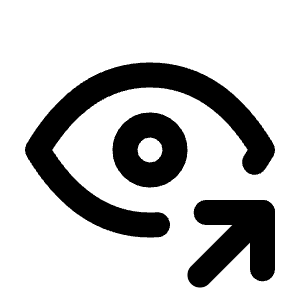 Eye Share Icon from Tabler Line Set