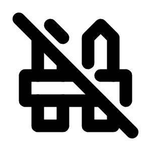 Fence Off Icon from Tabler Line Set