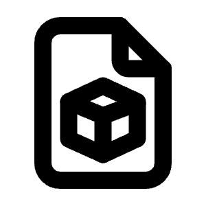 File 3d Icon from Tabler Line Set