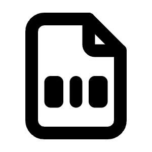 File Barcode Icon from Tabler Line Set