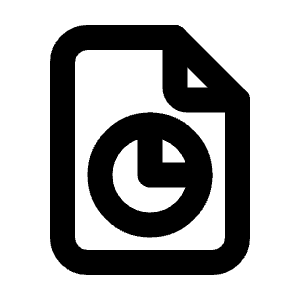 File Chart Icon from Tabler Line Set