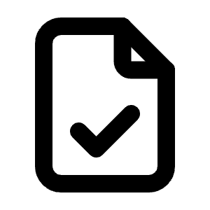 File Check Icon from Tabler Line Set