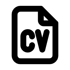 File Cv Icon from Tabler Line Set