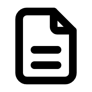 File Description Icon from Tabler Line Set