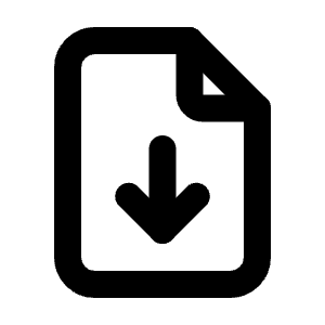 File Download Icon from Tabler Line Set