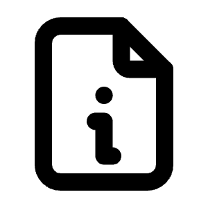 File Info Icon from Tabler Line Set
