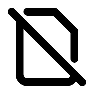 File Off Icon from Tabler Line Set