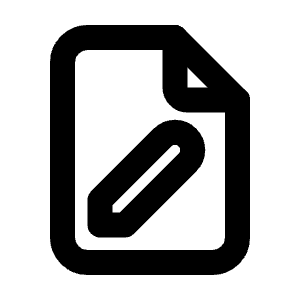 File Pencil Icon from Tabler Line Set