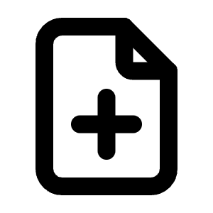 File Plus Icon from Tabler Line Set