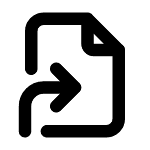File Symlink Icon from Tabler Line Set