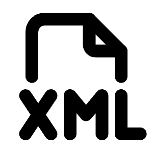 File Type Xml Icon from Tabler Line Set