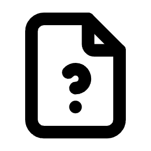 File Unknown Icon from Tabler Line Set