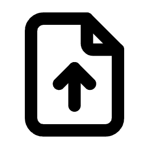 File Upload Icon from Tabler Line Set