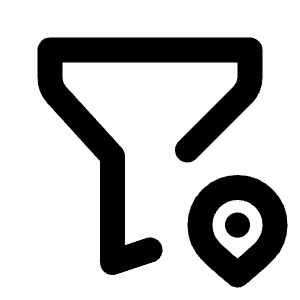 Filter Pin Icon from Tabler Line Set
