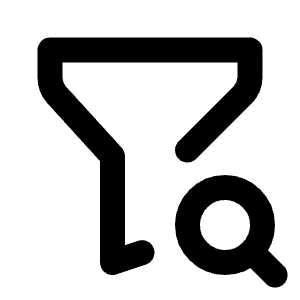 Filter Search Icon from Tabler Line Set