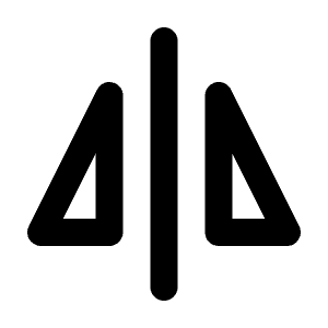 Flip Vertical Icon from Tabler Line Set
