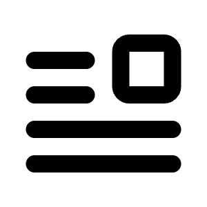 Float Right Icon from Tabler Line Set