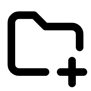 Folder Plus Icon from Tabler Line Set