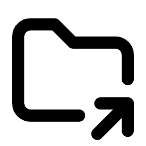 Folder Share Icon from Tabler Line Set