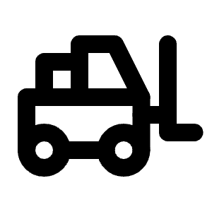 Forklift Icon from Tabler Line Set