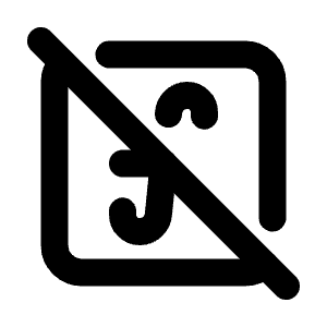 Function Off Icon from Tabler Line Set