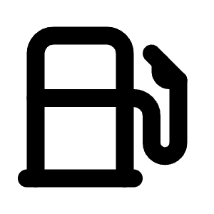 Gas Station Icon from Tabler Line Set