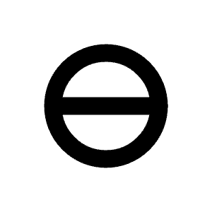 Gender Agender Icon from Tabler Line Set
