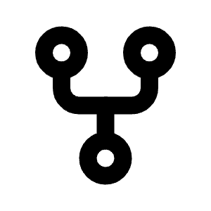 Git Fork Icon from Tabler Line Set