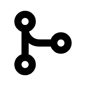 Git Merge Icon from Tabler Line Set