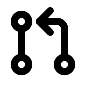 Git Pull Request Icon from Tabler Line Set