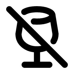 Glass Off Icon from Tabler Line Set