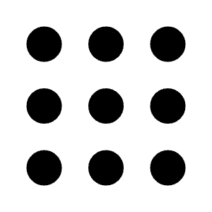 Grid Dots Icon from Tabler Line Set