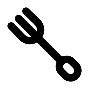 Grill Fork Icon from Tabler Line Set