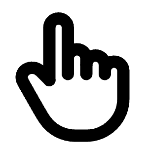 Hand Finger Icon from Tabler Line Set