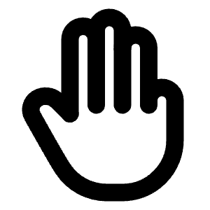 Hand Three Fingers Icon from Tabler Line Set
