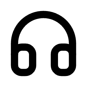 Headphones Icon from Tabler Line Set