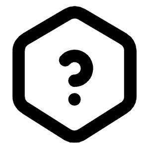 Help Hexagon Icon from Tabler Line Set