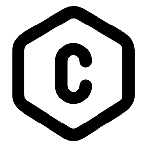 Hexagon Letter C Icon from Tabler Line Set