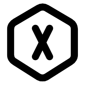 Hexagon Letter X Icon from Tabler Line Set