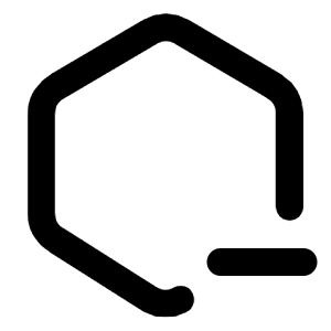 Hexagon Minus 2 Icon from Tabler Line Set