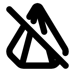 Hexagonal Pyramid Off Icon from Tabler Line Set