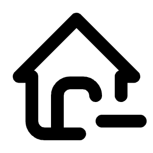 Home Minus Icon from Tabler Line Set