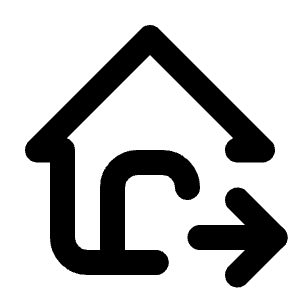 Home Move Icon from Tabler Line Set