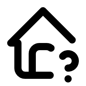 Home Question Icon from Tabler Line Set