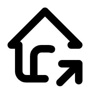 Home Share Icon from Tabler Line Set
