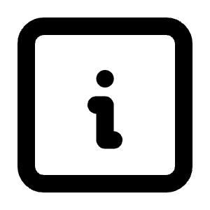 Info Square Icon from Tabler Line Set