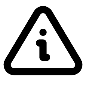 Info Triangle Icon from Tabler Line Set